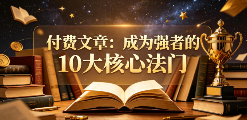 付费文章：成为强者的10大核心法门-星云网创