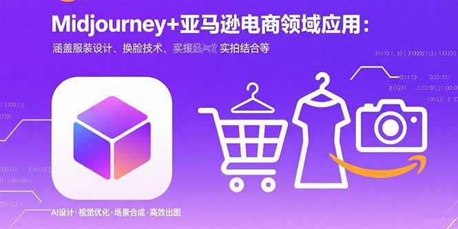Midjourney+电商领域商业应用：涵盖服装设计、换脸技术、实拍结合等-星云网创