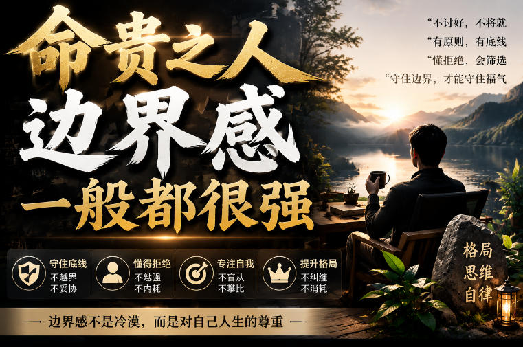 付费文章：命贵之人，边界感一般都很强-星云网创