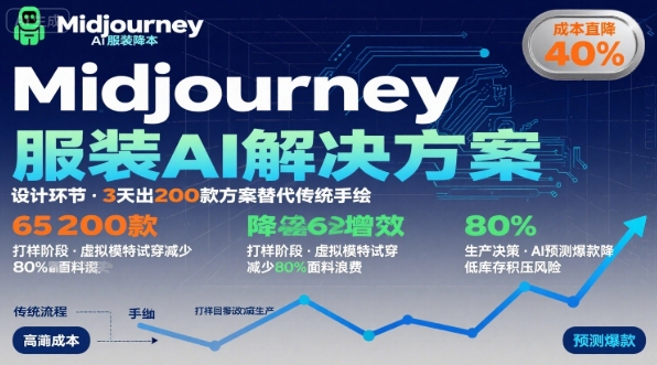 AI在服装领域的运用，使用midjourney做服装辅助企业降低成本-星云网创