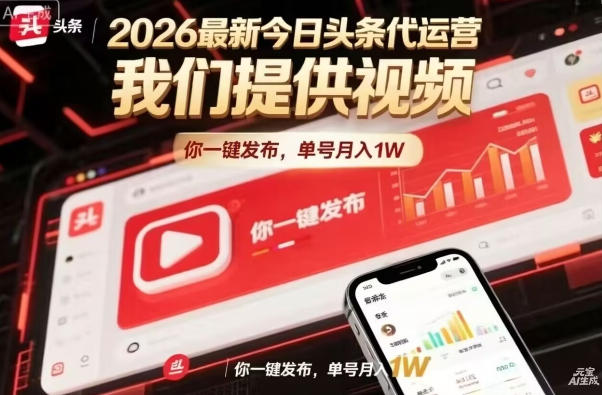 今日头条躺賺模式，你9我1，操作简单，一键发布，单机日入数百，长期合作【揭秘】-星云网创