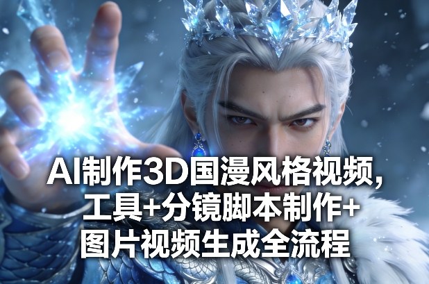 AI制作3D国漫风格视频，工具+分镜脚本制作+图片视频生成全流程-星云网创