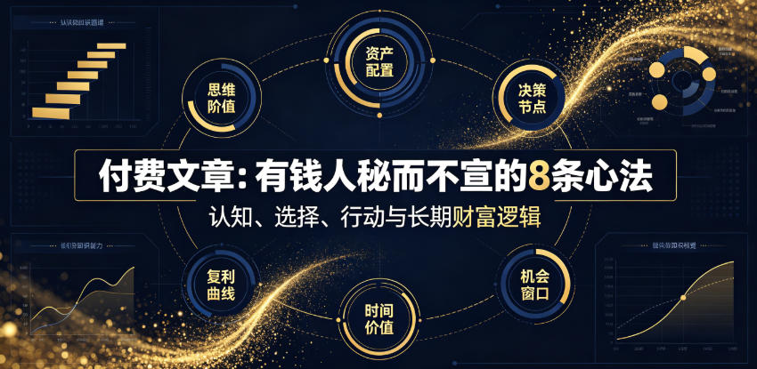 付费文章：有钱人秘而不宣的8条心法-星云网创