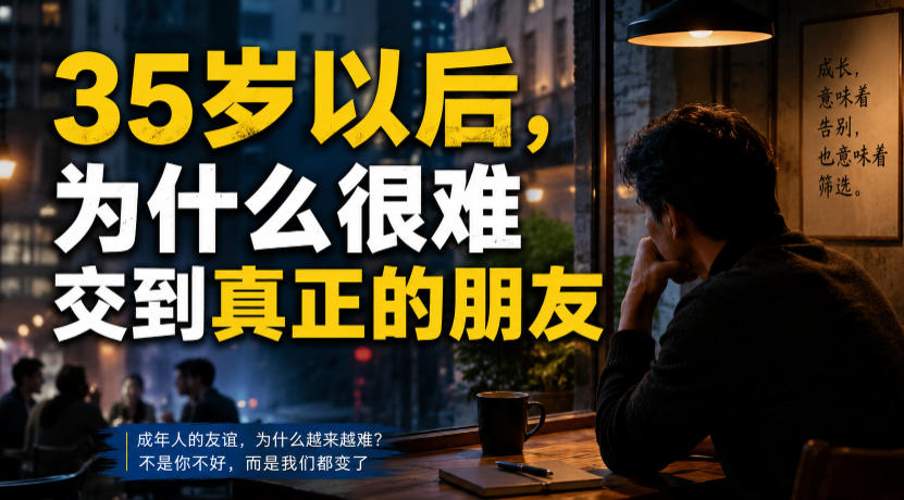 付费文章：35岁以后，为什么很难交到真正的朋友-星云网创