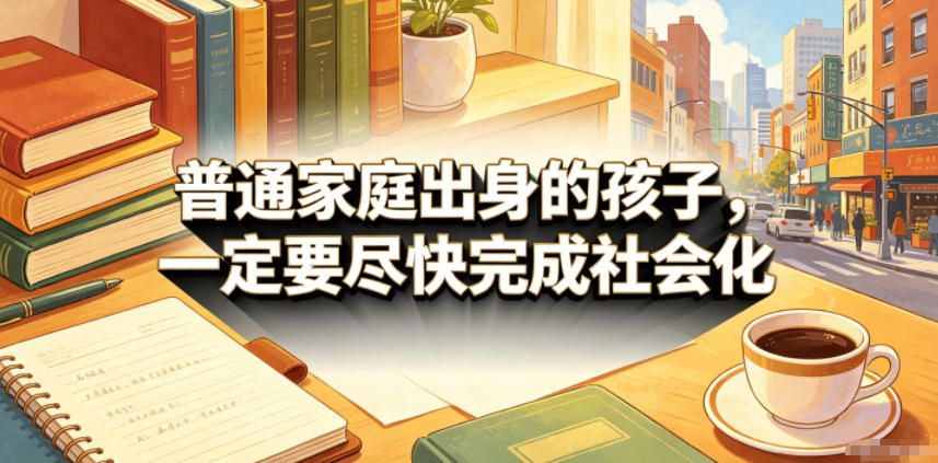 付费文章：普通家庭出身的孩子，一定要尽快完成社会化-星云网创