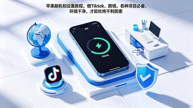 苹果刷机和设置教程，做Tiktok、跨境、各种项目必备，环境干净，才能杜绝不利因素-星云网创