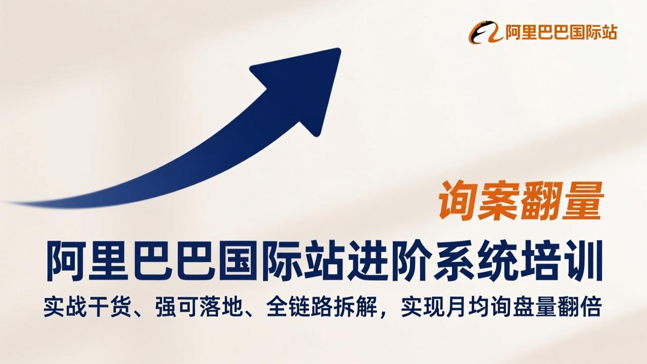 阿里巴巴国际站进阶系统培训，实战干货、强可落地、全链路拆解，实现月均询盘量翻倍-星云网创