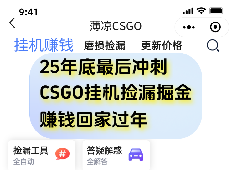 用CSGO游戏挂机捡漏掘金赚钱掘金，一部手机轻松日入500+-星云网创