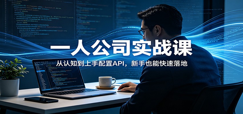 一人公司实战课：从认知到上手配置API，新手也能快速落地-星云网创