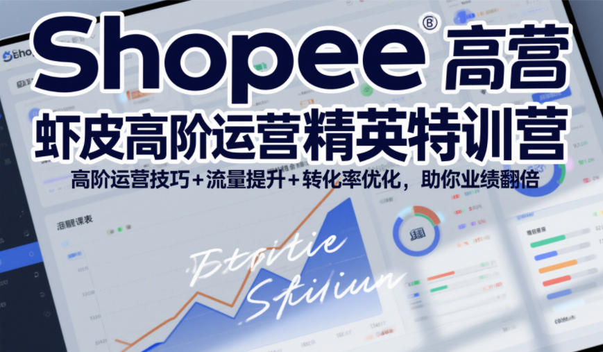 Shopee虾皮高阶运营精英特训营，高阶运营技巧+流量提升+转化率优化，助你业绩翻倍(更新26年5月)-星云网创