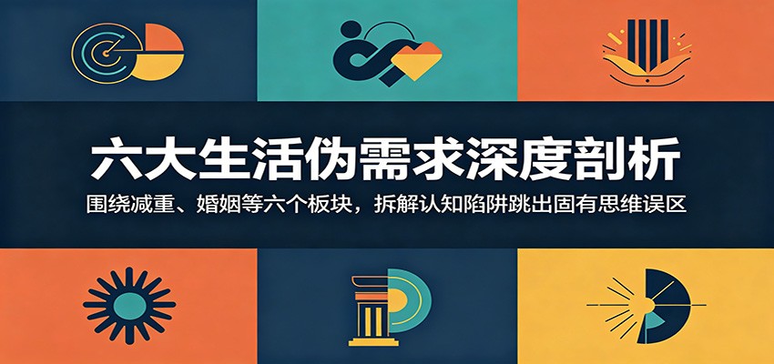 六大生活伪需求深度剖析：围绕减重、婚姻等六个板块，拆解认知陷阱跳出固有思维误区-星云网创