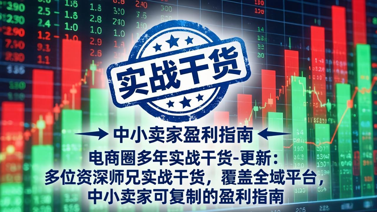 电商圈多年实战干货-更新4月:多位资深师兄实战干货,覆盖全域平台,中小卖家可复制的盈利指南-云网创