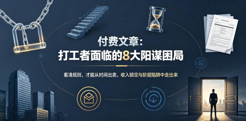 付费文章：打工者面临的8大阳谋困局-星云网创