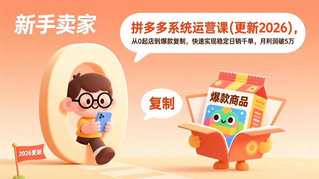 拼多多系统运营课(更新2026-星云网创