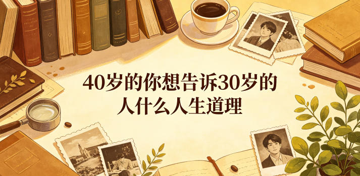 公众号付费文章：40岁的你想告诉30岁的人什么人生道理？-星云网创