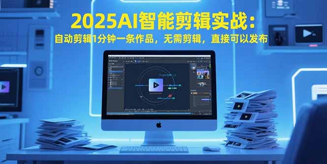 2025AI智能剪辑实战：自动剪辑1分钟一条作品，无需剪辑，直接可以发布-星云网创