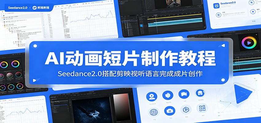 AI动画短片制作教程：Seedance2.0搭配剪映视听语言完成成片创作-星云网创