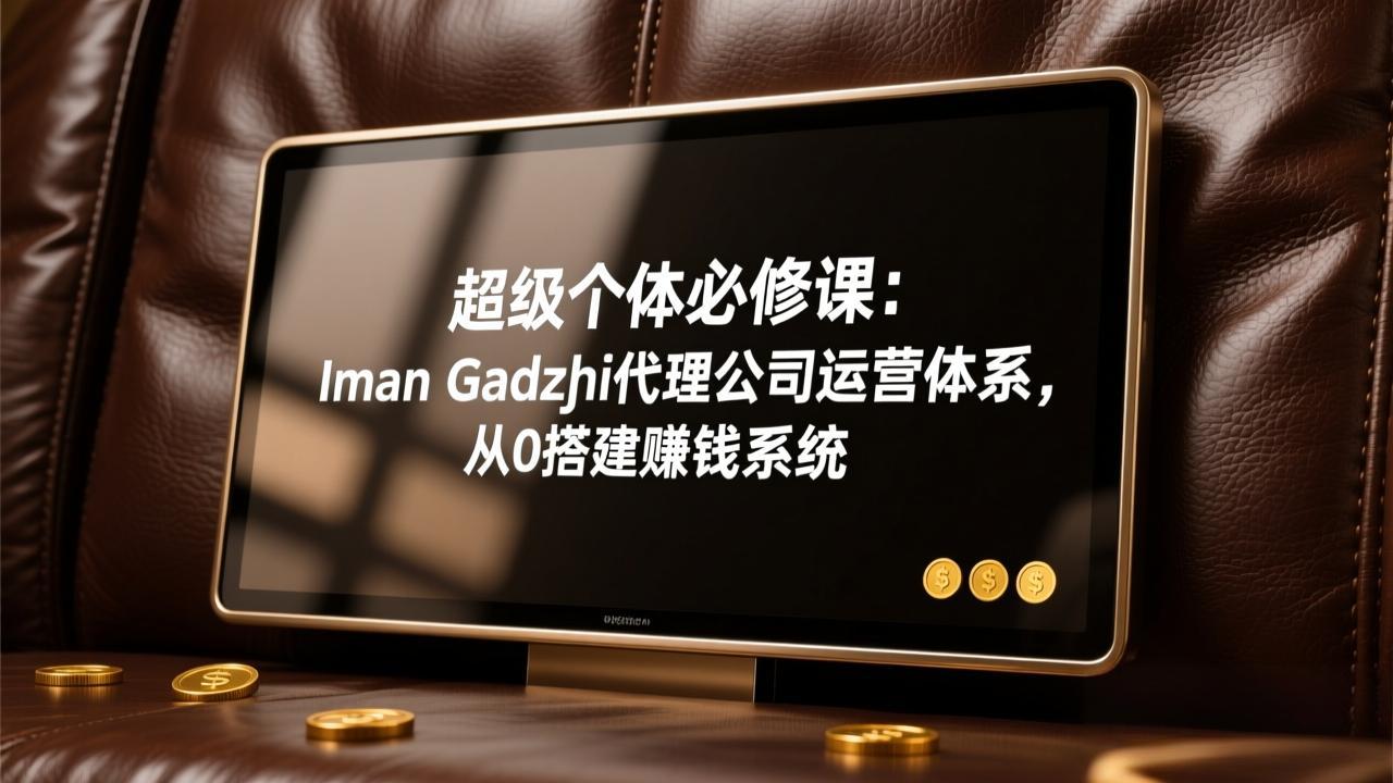 超级个体必修课：Iman Gadzhi代理公司运营体系，从0搭建赚钱系统-星云网创