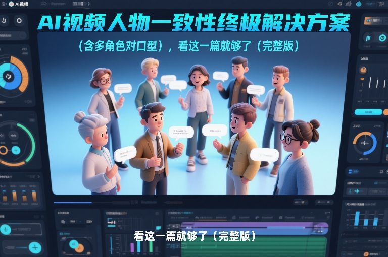 AI视频人物一致性终极解决方案(含多角色对口型)，看这一篇就够了(完整版)-星云网创