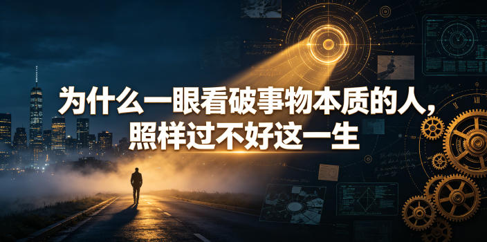 付费文章：为什么一眼看破事物本质的人，照样过不好这一生-星云网创