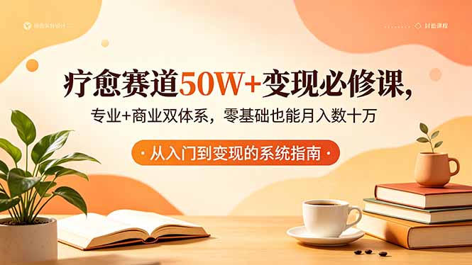 疗愈赛道50W+变现必修课，专业+商业双体系，零基础也能月入数十万-星云网创