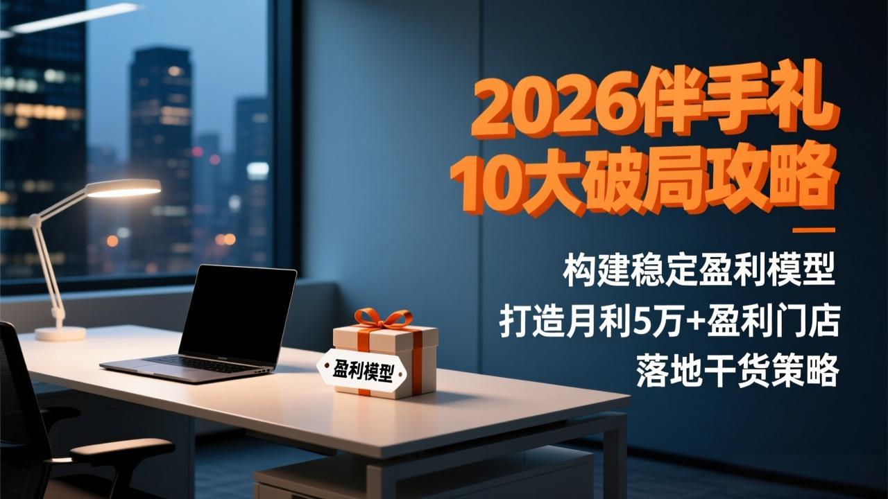 2026伴手礼10大破局攻略：构建稳定盈利模型，打造月利5万+盈利门店，落地干货策略-星云网创